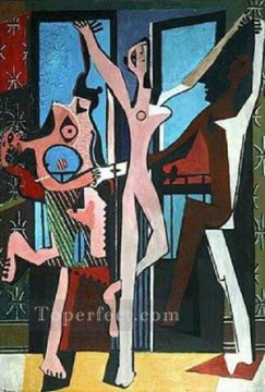  bailarines Arte - Los tres bailarines 1925 Pablo Picasso